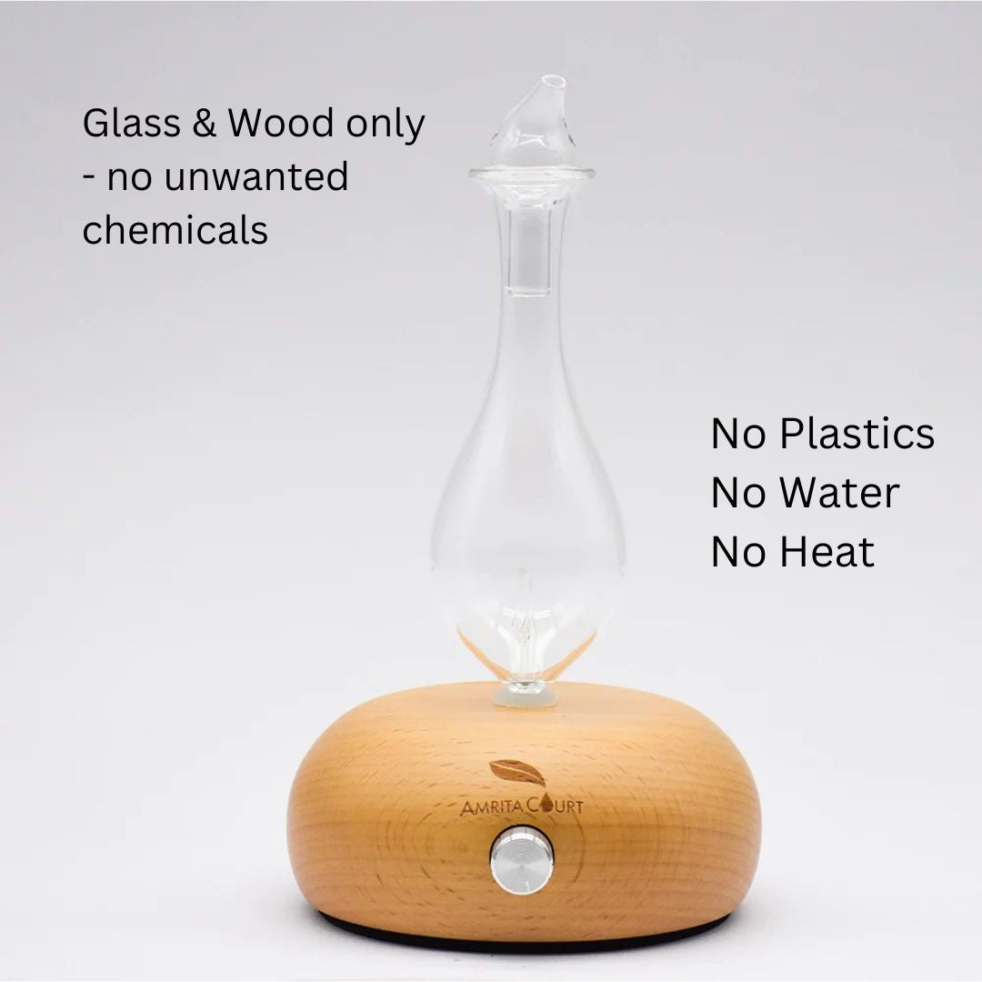 Eco-Friendly Nebulizer | Waterless Aroma Diffuser | No Plastics Pure Essential Oil Diffusing